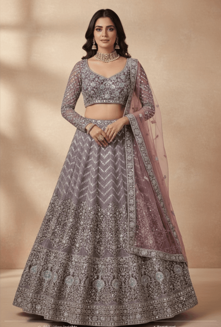 SSC ready to wear beautiful lehnga with stitched blouse