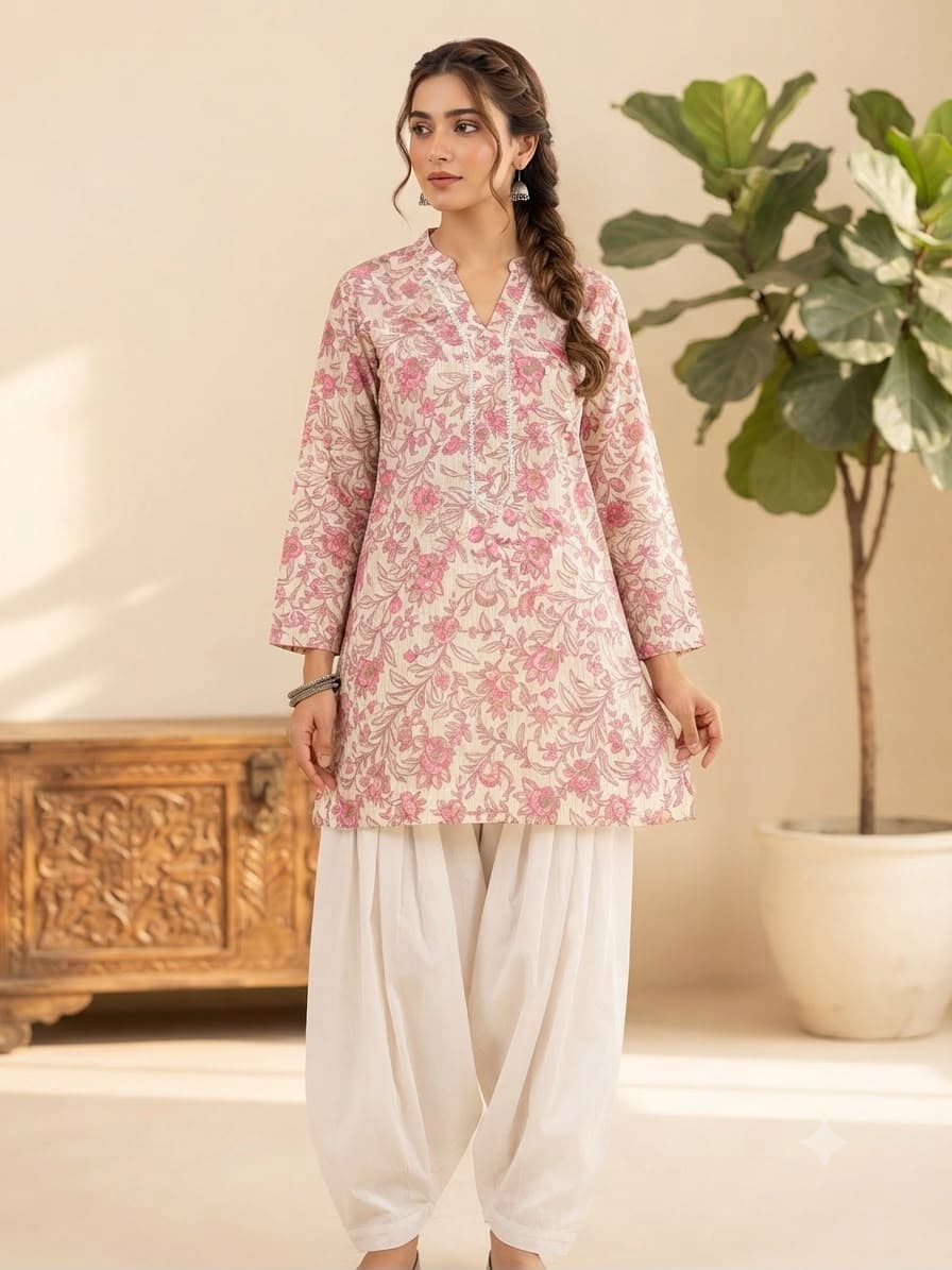 SS Collection kurta with farshi